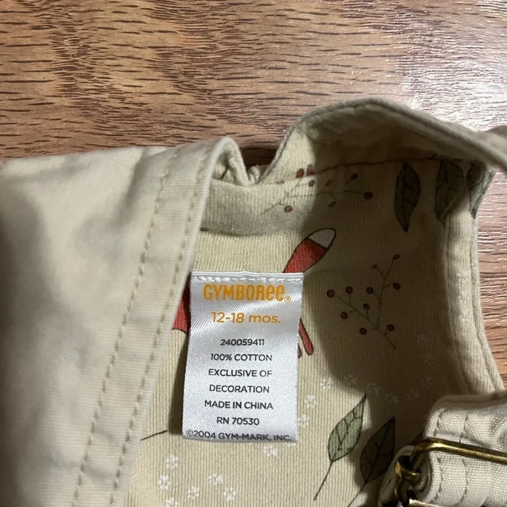 Gymboree 2004 Overalls 12-18 Months